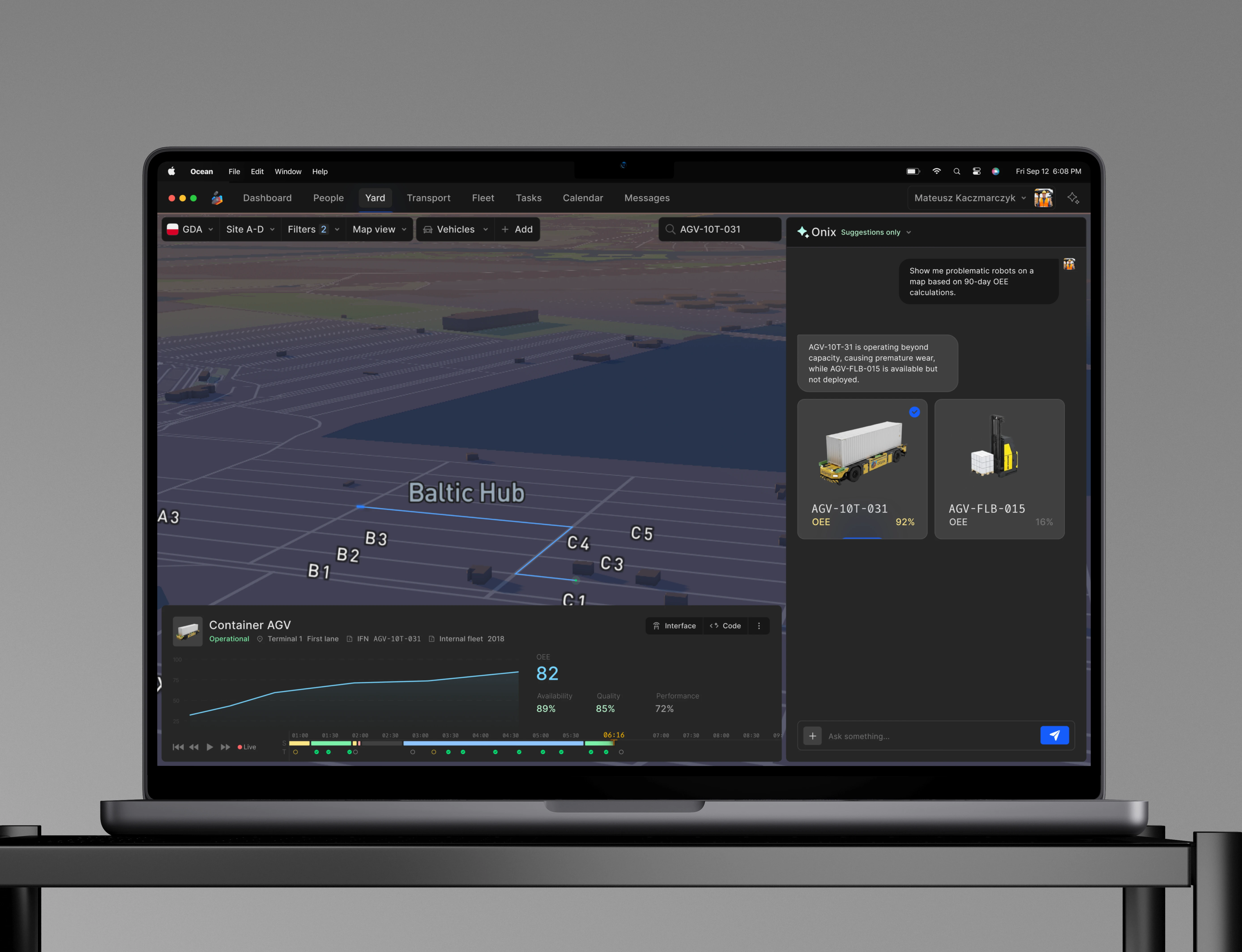Ocean Interface - 4 columns